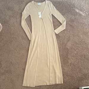 New Cream duster top